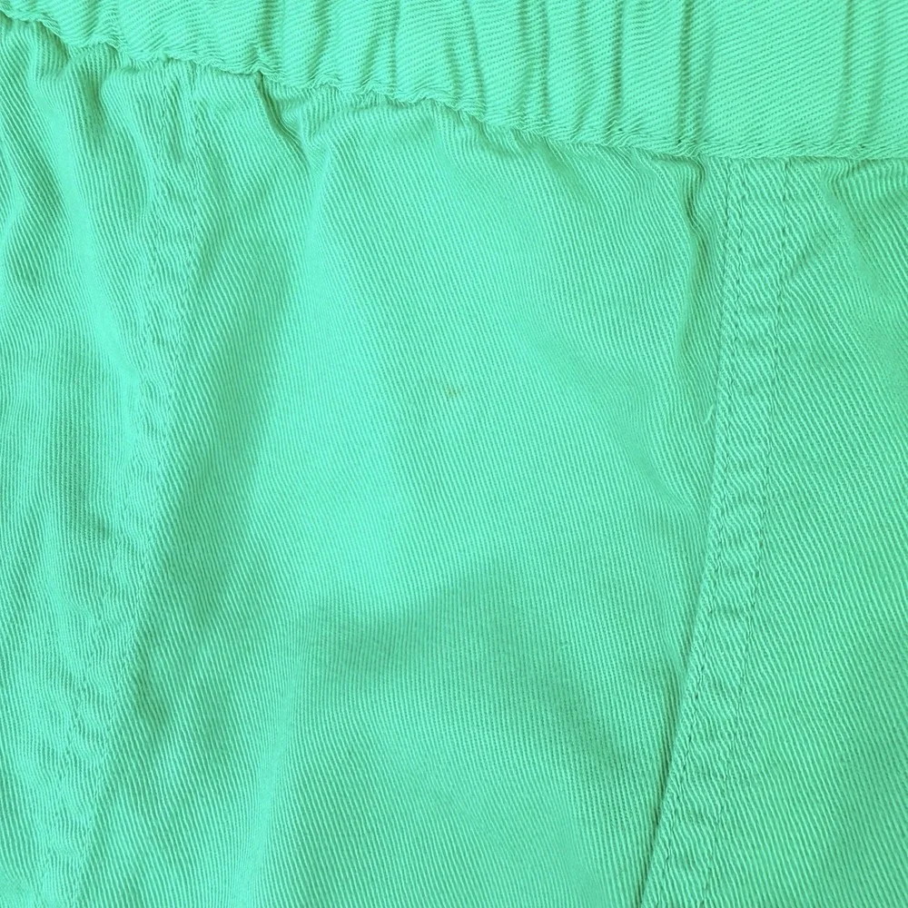 VTG Polo Ralph Lauren Men's Shorts SZ-Small Green Elastic Waist Casual Summer